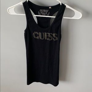 Guess bedazzled tank top